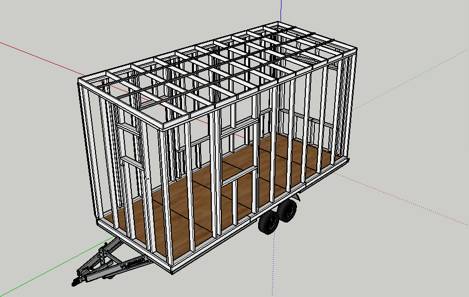 plan 3D tiny house